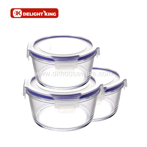 Oven Safe Nested Glass Storage Containers Set